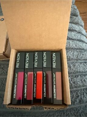 Revlon Color Stay Satin Ink lot of 5liquid lip color Retails $65
